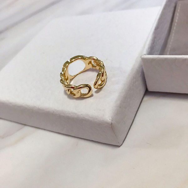 

selling ring for women letter shape ring brass charm ring fashion jewelry supply, Silver