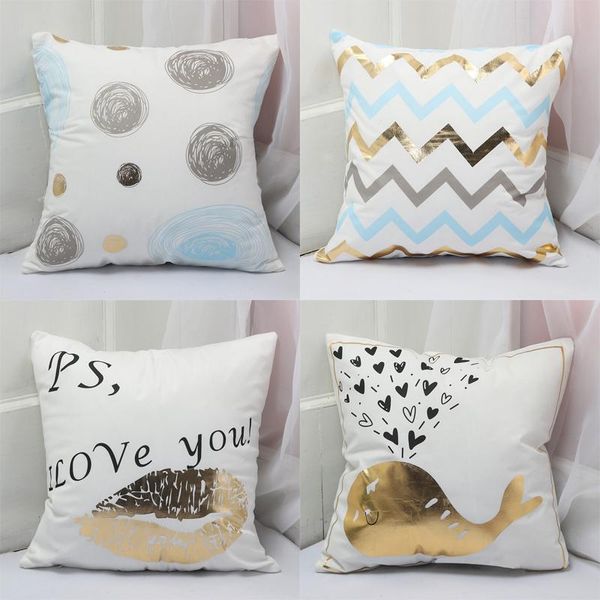 

creativity stamping geometric cushion pillow home decor cover for sofa throw case 45x45cm cushion/decorative