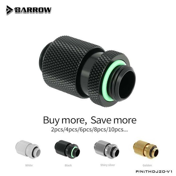 

barrow thdj20-v1,g1/4 male to rotary connectors/extender (20-25mm) water cooling pc system fittings for cooler fans & coolings