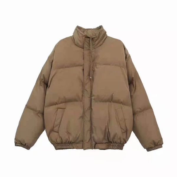 

21ss new men's classic down letter embroidery jacket winter overcoat parker ladies hooded jackets luxury streetwear men h igh quality c, Black