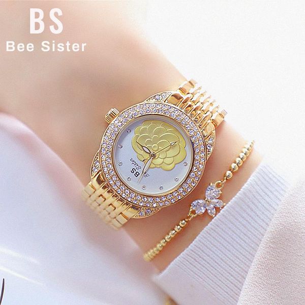 

wristwatches fashion women bling watches austrian diamond rhinestone rose gold woman lady dress watch clocks, Slivery;brown