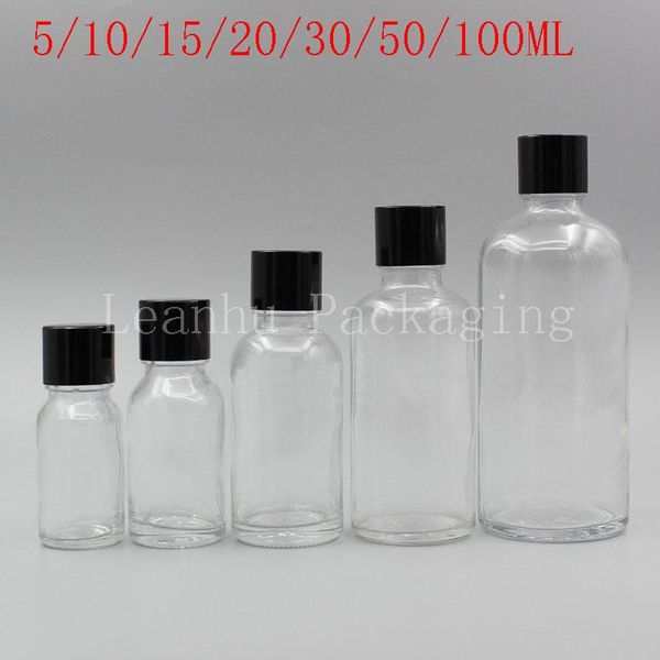 

/ 10 15 20 30 50 100 ml transparent glass bottle , essential oil lotion sub-bottling empty cosmetic container storage bottles & jars