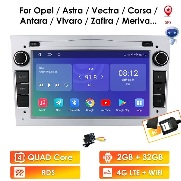 

ossuret android 10 2din car radio gps wifi player for opel vauxhall astra h g j vectra antara zafira corsa vivaro meriva no dvd