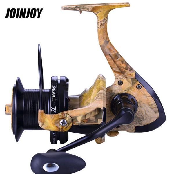 

camouflage spinning fishing reel carp trolling reels long cast wheel china saltwater baitcasting