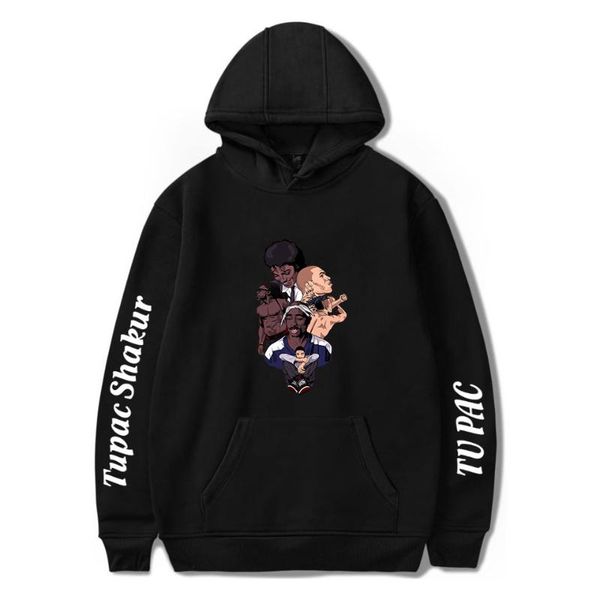 

men's hoodies & sweatshirts hip hop fashion casual hoodie 2pac men women hooded boys girls black pullovers 3d