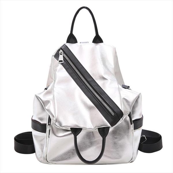 

women backpacks silver tide brand girl school bag travel multifunction backpack leather waterproof shoulder