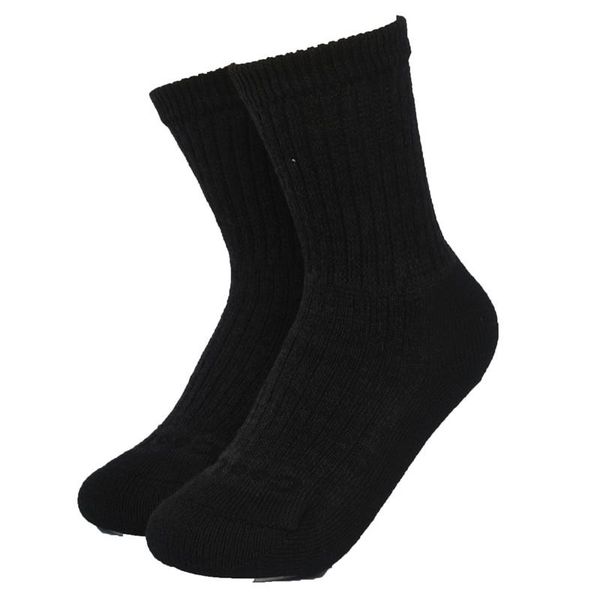 

sports socks 2 pairs winter 32%merino wool thick trekking children's colors, Black