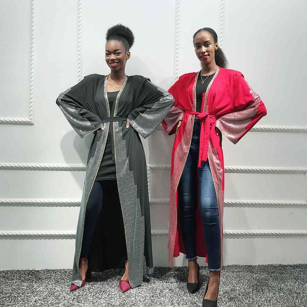 

women kaftan dubai abaya kimono turkish hijab muslim dress cardigan islam abayas robe musulman caftan marocain islamic clothing, Red