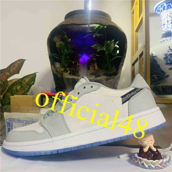 

basketball shoes jumpman high bottom help royal blue all-star buckle chicago barb 1s obsidian gray men's and women's joggingsz9h