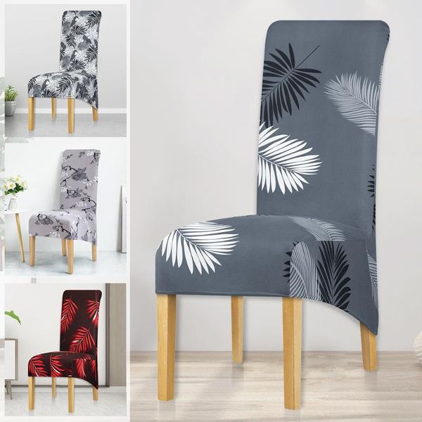

size printed elastic long back chair cover europe style seat covers stretch dedicated for family el banquet