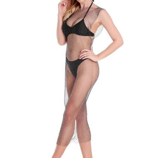 

dresses designer womens clothes o-neck fashion sleeveless dress women grid, Black;gray