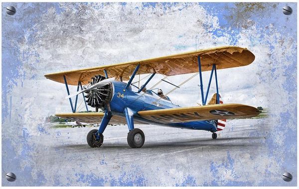 

wallpapers 3d po wallpaper custom mural on the wall retro airplane american industrial style home decor for walls 3 d