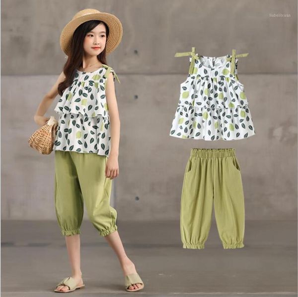 

clothing sets summer wholesale girls fashion high-grade children 6pcs/lot 4-14year1, White