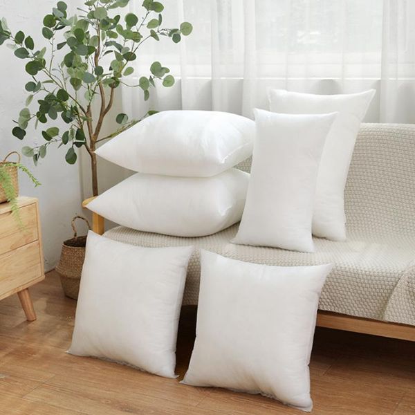 

cushion/decorative pillow white cushion core 30*30c/35*35/40*40/45*45/50*50/60*60/35*55 cm non-woven pp cotton inner for car home sofa back