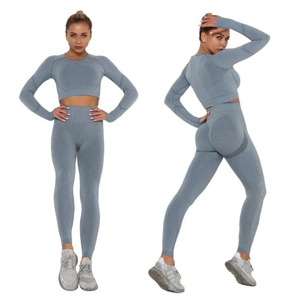 

yoga outfit women workout sports fitness set high waist clothes woman activewear for seamless suit