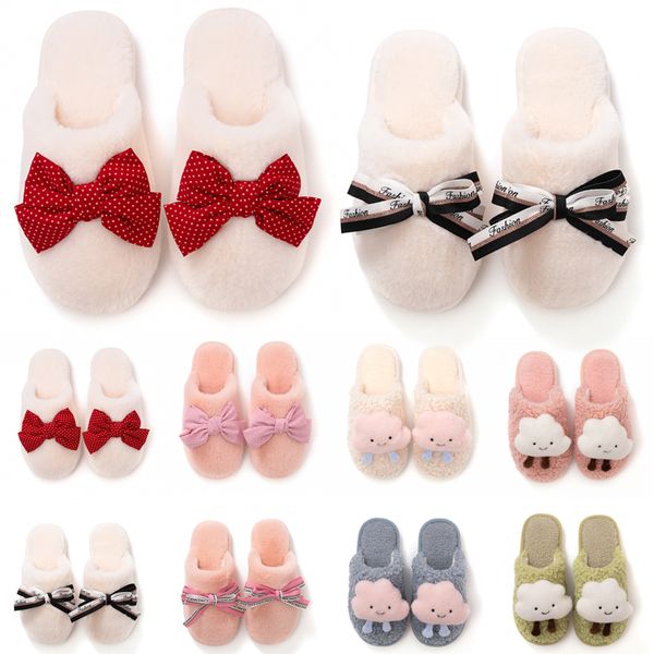 

nice women designer slippers platform sandals shoes triple black grown grey pink womens casual indoor warm sneakers flat winter trainers wal