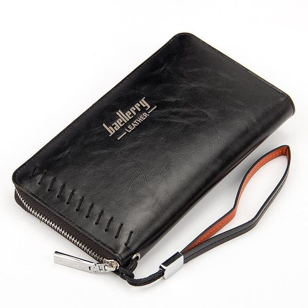 

wallets 2021 men large fashion card holder male purse zipper capacity pu leather wallet for, Red;black
