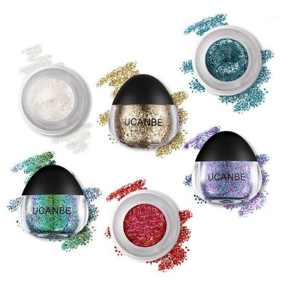 

1pcs body eye glitter shimmer gold silver makeup diamond highlighter gel maquiagem brush hair cosmetics party face glitter1