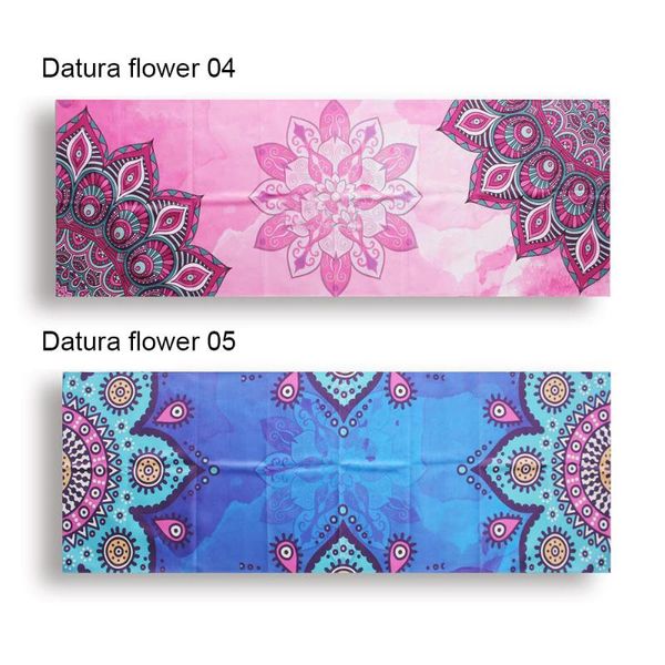 

fashion yoga mat towel 185*64cm printed non slip fitness workout cover for gym blankets