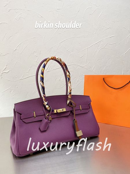 

golden lock socialite genuine leather designers shoulder bags with silk scarf classic fashion europe us ladies tote handbags