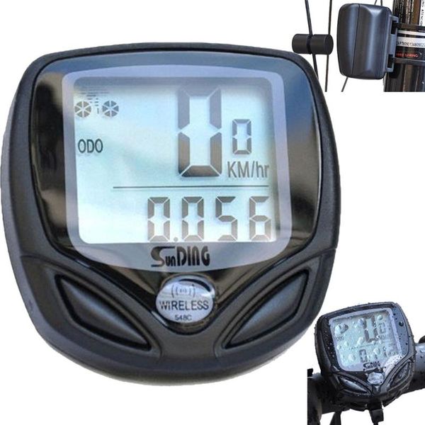 

40# wireless bike bicycle computer lcd speedometer odometer waterproof outdoor sports cycling accessories trekking poles