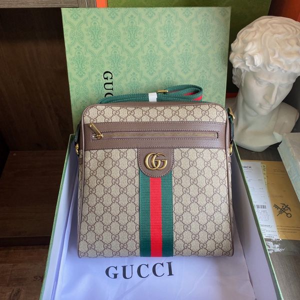 

guuci luxury designer 5a quality shoulder bag tote genuine leather postman shell women's men crossbody bags handbags wallet handbag tot