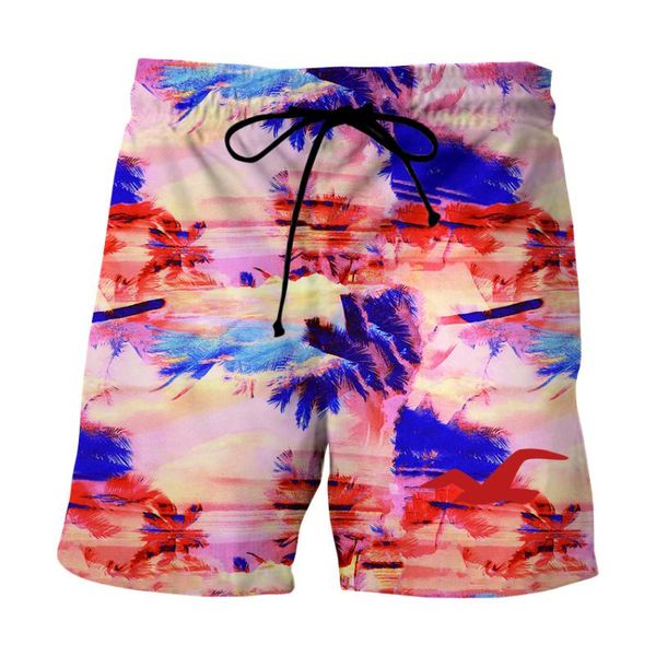 

men's board color graffiti shorts trunks beach pants colorful cloud print summer quick dry mens swimsuit oversized, White;black