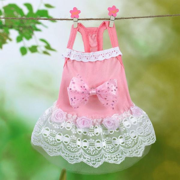 

dog apparel summer puppy dress lace clothes for animals pet wedding