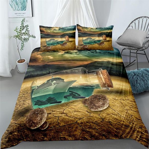 

bedding sets moon night 3d set king  double full twin single size bed linen