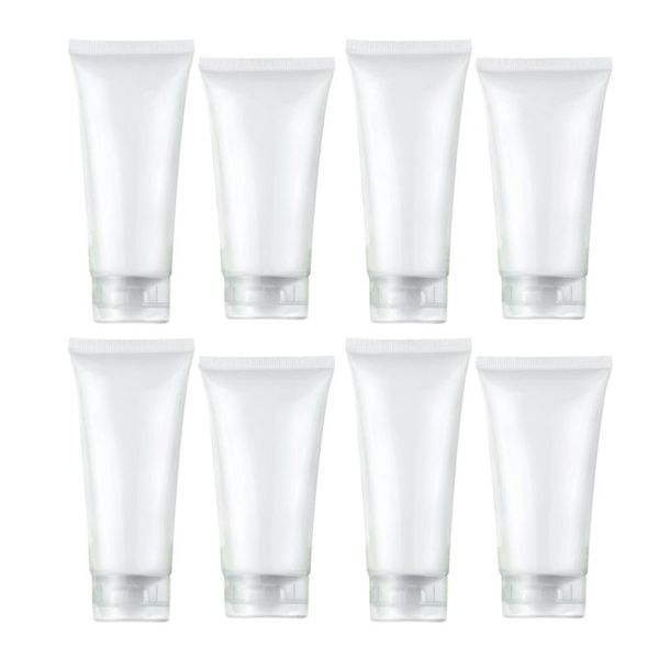 

storage bottles & jars 10 pcs portable travel squeeze refillable bottle container for shampoo lotion (5pcs 10ml screw cap, 5pcs 20ml fl