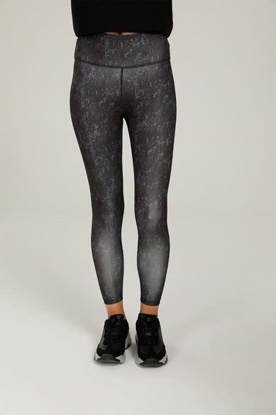 

women's leggings ct691 camila aop navy blue women, Black