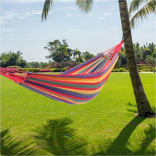 

cushion/decorative pillow 1pc 200x150cm portable polyester and cotton hammock durable for outdoor