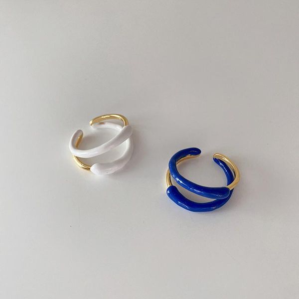 

hoop & huggie europe the united states exaggerated style ring fashion personality creative design geometric shape of hollow out gift, Golden;silver