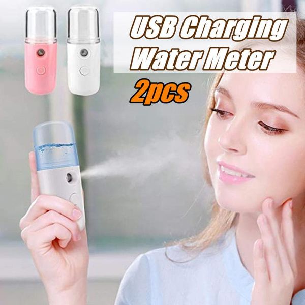 

nano facial spray mist machine face moisturizing atomization sprayer water meter 30ml 2pcs bottles 813 storage & jars