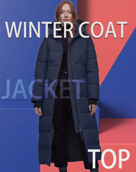 

dhl winter canada down jacket wemens puffer jackets big real wolf fur hooded thick warm parka doudoune homme outdoor coats upscale fashion c, Black