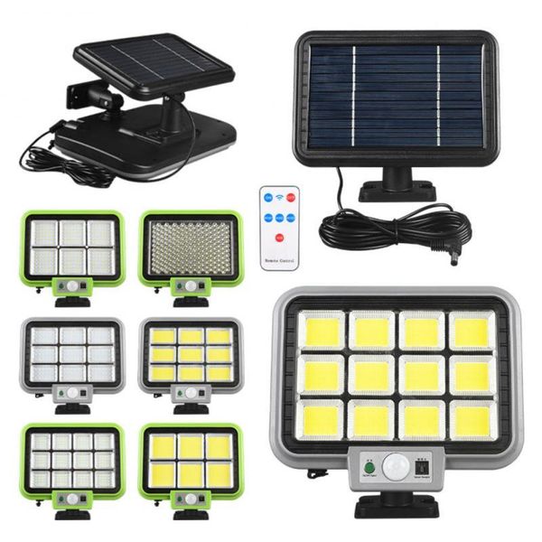 

solar lamps 96/160/288led powered light outdoor motion sensor sunlight waterproof wall emergency street security lamp for garden decor