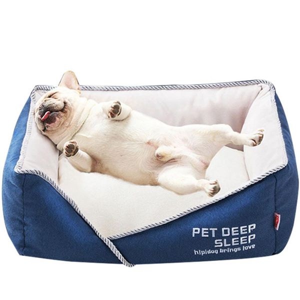 

kennels & pens soft dog bed indoor warm comfortable breathable kennel for dogs cats pet house washable sleeping mat beds supplies