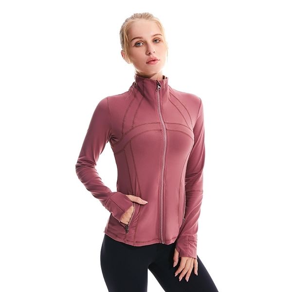 

lulu same jacket women's yoga women's long sleeve running fitness suit, Gray