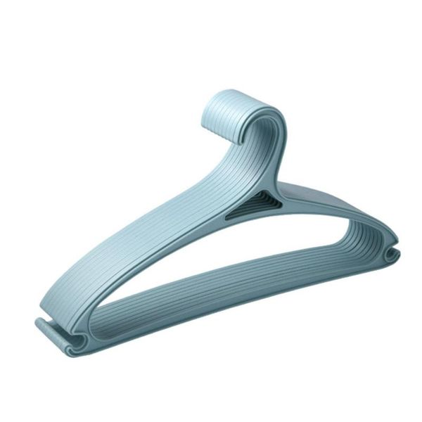 

10pcs closet clothes hanger anti-skid drying rack storage hangers & racks