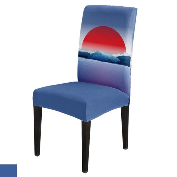 

chair covers sunset ocean landscape dining home decor living room seat for chairs