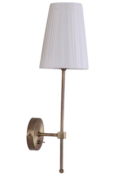 

stick model wall sconce modern honey color vintage fabric lampshade lighting with on/off switch key lamp