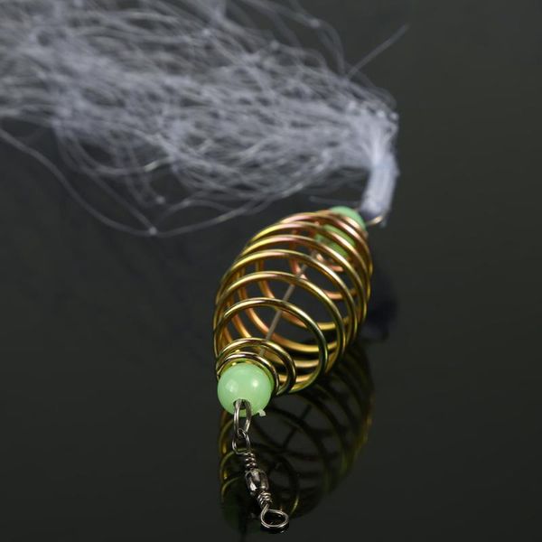 

fishing accessories fulljion copper spring shoal net small mesh netting luminous beads nets