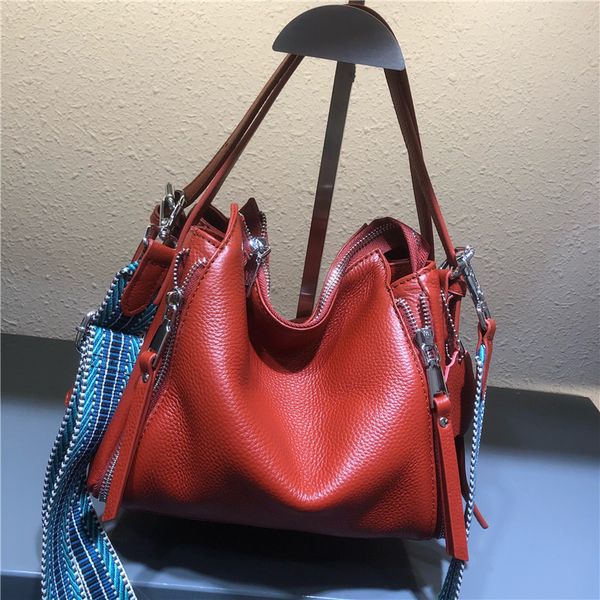 

design hand head leisure women's soft long line guangzhou leather women's bag vzcb