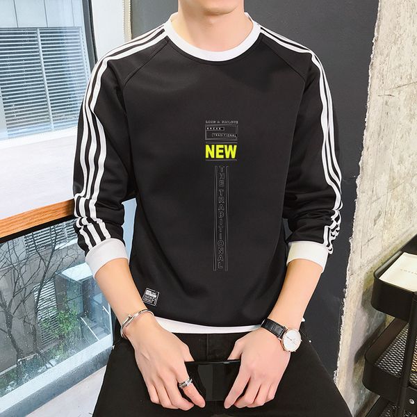 

men's tracksuits long sleeve 2021 spring body print fashion brand trend sweater, Gray