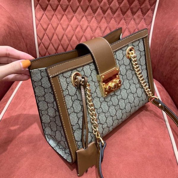 

2021 classic padlock luxury leather women's one shoulder messenger star women luxurys designers bags