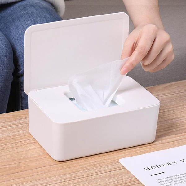 

tissue boxes & napkins box with lid baby wipes dispenser pouch for napkin wet wipe storage home car vj-drop