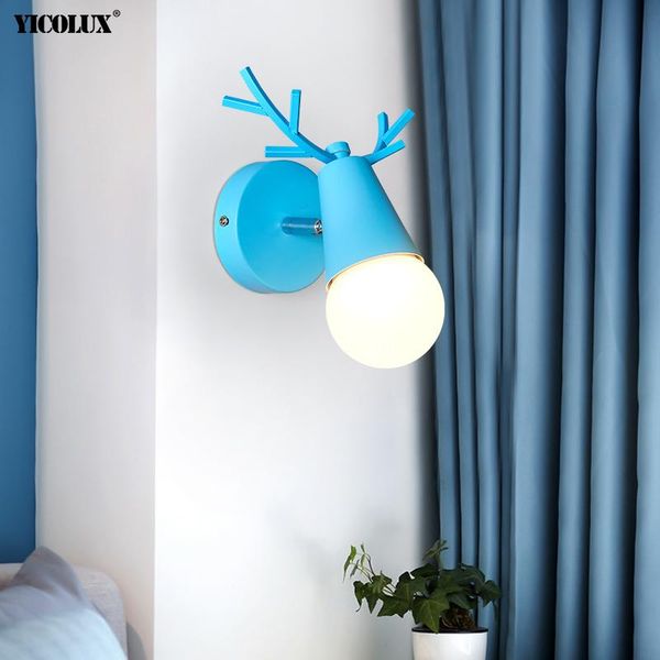 

modern wall lamps children's study room bedroom bedside aisle corridor iron paint kid cute luminarie lights indoor lighting lamp