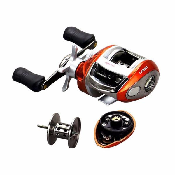 

baitcasting reels infof bait casting reel 12+1bb 6.3:1 magnetic brake right/left handed fishing water drop wheel coil