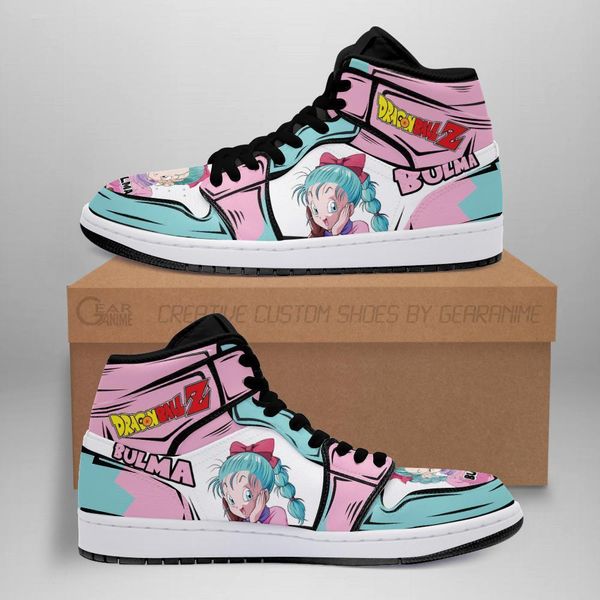 

bulma shoes boots agon ball z anime sneakers fan gift