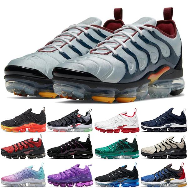 

tn plus neon men women running shoes pure platinum university red triple black be true sunset rainbow athletic mens womens trainers sports s